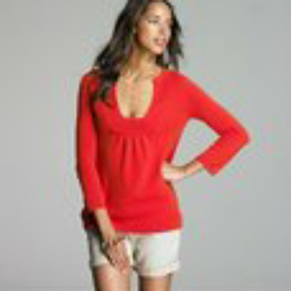 J. Crew Dream Shirred Cashmere Sweater